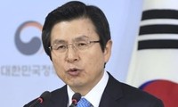 Der amtierende Präsident Hwang Kyo-ahn ruft zur Anerkennung des Urteils des Verfassungsgerichts auf